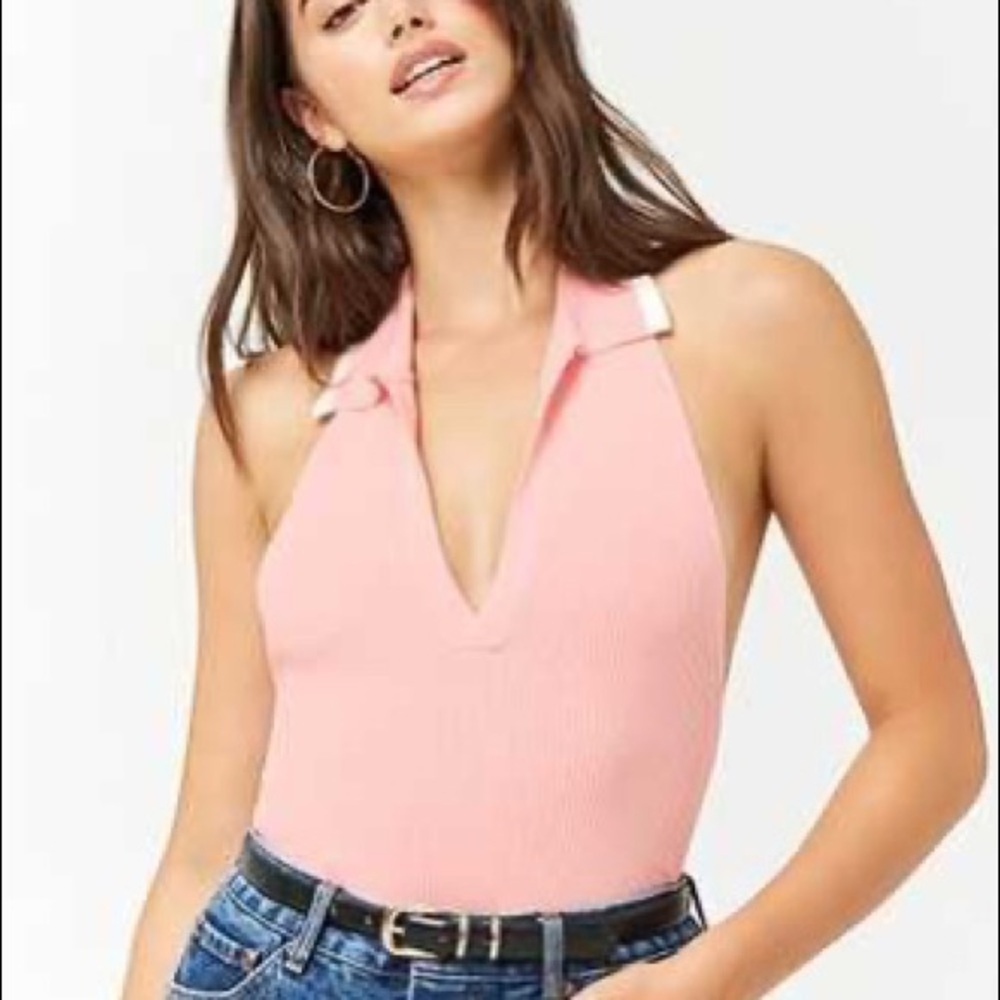 F21 Sweater halter top